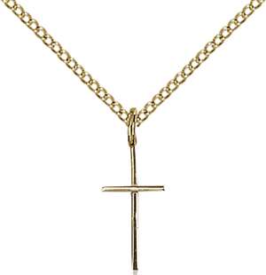 0014SGF/18GF <br/>Gold Filled Cross Pendant