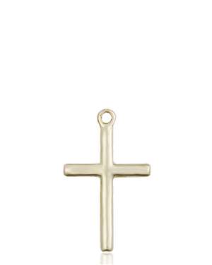 0017YKT <br/>14kt Gold Cross Medal