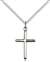0017YSS/18SS <br/>Sterling Silver Cross Pendant