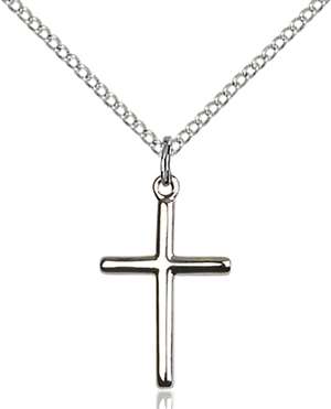 0017YSS/18SS <br/>Sterling Silver Cross Pendant