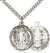 0027BSS/24S <br/>Sterling Silver St. Benedict Pendant