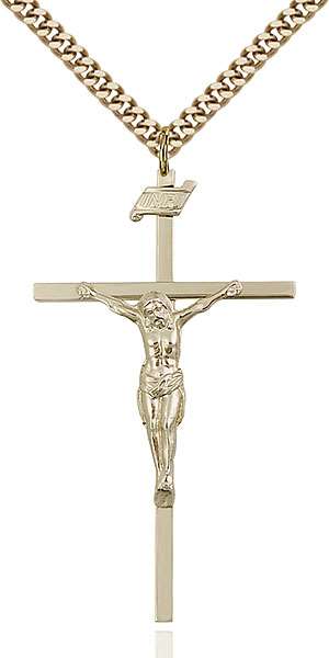 0029GF/24G <br/>Gold Filled Crucifix Pendant