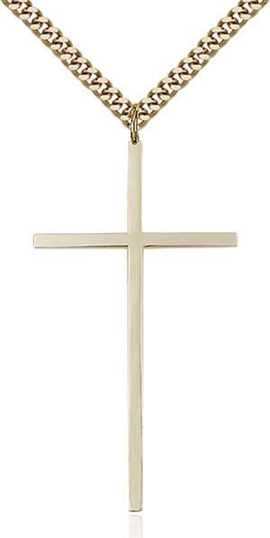 0029YGF/24G <br/>Gold Filled Cross Pendant