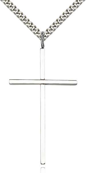 0029YSS/24S <br/>Sterling Silver Cross Pendant