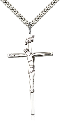 0030SS/24S <br/>Sterling Silver Crucifix Pendant