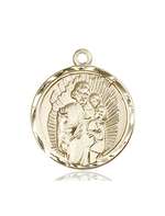 0036KKT <br/>14kt Gold St. Joseph Medal