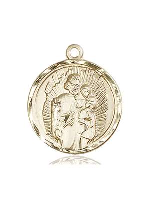 0036KKT <br/>14kt Gold St. Joseph Medal
