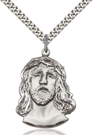 0083SS/24S <br/>Sterling Silver Ecce Homo Pendant