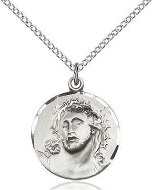 0154SS/18SS <br/>Sterling Silver Ecce Homo Pendant