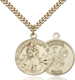 0193GF5/24G <br/>Gold Filled St. Joan of Arc Pendant