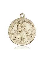 0193KT <br/>14kt Gold St. Joan of Arc Medal