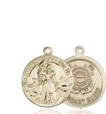 0193KT3 <br/>14kt Gold St. Joan of Arc Medal