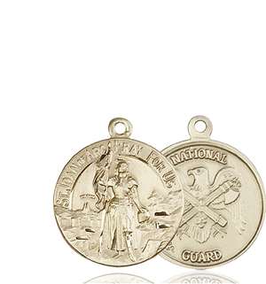 0193KT5 <br/>14kt Gold St. Joan of Arc Medal
