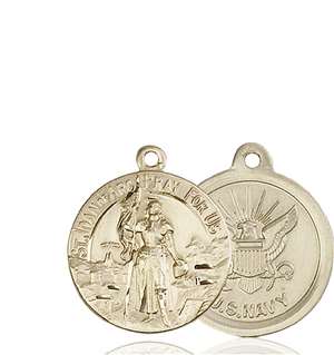 0193KT6 <br/>14kt Gold St. Joan of Arc Medal