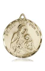 0203AKT <br/>14kt Gold St. Ann Medal