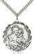 0203KSS/24S <br/>Sterling Silver St. Joseph Pendant