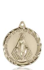 0203MKT <br/>14kt Gold Miraculous Medal