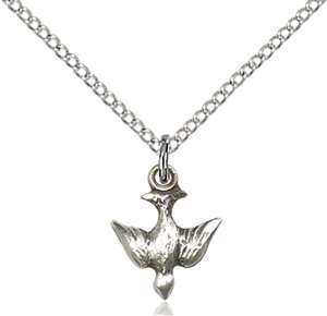 0208SS/18SS <br/>Sterling Silver Holy Spirit Pendant