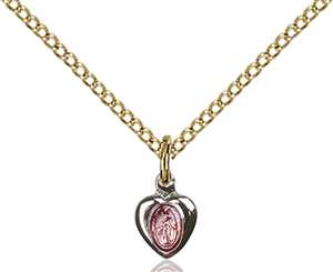 0217PSSG/18GF <br/>Gold Filled Miraculous Pendant