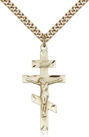 0249GF/24G <br/>Gold Filled St. Andrew Pendant