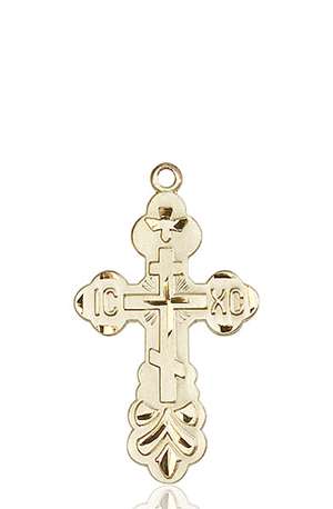 0260KT <br/>14kt Gold Cross Medal