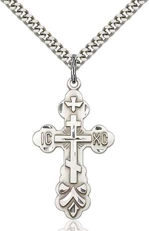 0260SS/24S <br/>Sterling Silver Cross Pendant