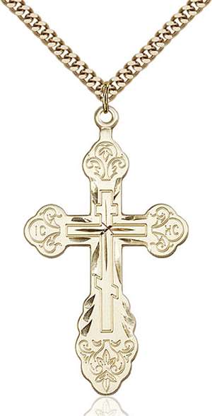 0262GF/24G <br/>Gold Filled Cross Pendant