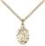 0301AGF/18GF <br/>Gold Filled St. Ann Pendant