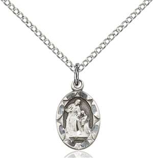 0301ASS/18SS <br/>Sterling Silver St. Ann Pendant