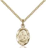 0301TGF/18GF <br/>Gold Filled St. Theresa Pendant