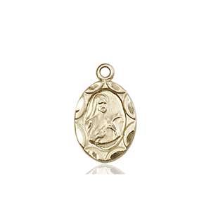 0301TKT <br/>14kt Gold St. Theresa Medal