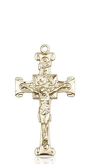 0479KT <br/>14kt Gold Crucifix Medal
