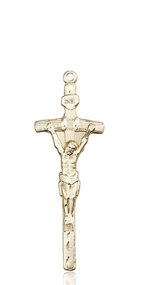 0565KT <br/>14kt Gold Crucifix Medal