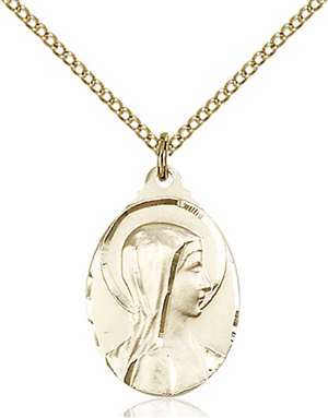 0599GF/18GF <br/>Gold Filled Sorrowful Mother Pendant