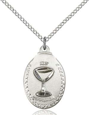 0599WSS/18SS <br/>Sterling Silver Communion Pendant