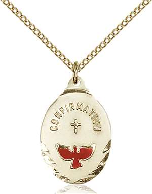 0599XGF/18GF <br/>Gold Filled Confirmation Pendant