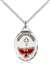 0599XSS/18SS <br/>Sterling Silver Confirmation Pendant