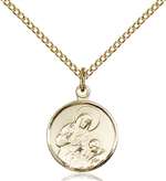 0601AGF/18GF <br/>Gold Filled St. Ann Pendant