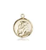 0601DKT <br/>14kt Gold St. Anthony Medal