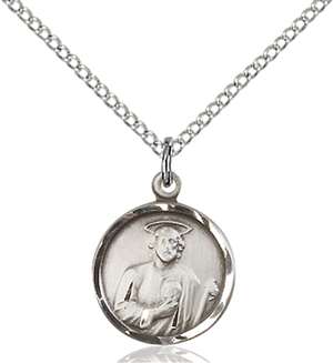 0601JSS/18SS <br/>Sterling Silver St. Jude Pendant