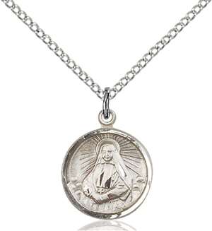 0601OSS/18SS <br/>Sterling Silver St. Cabrini Pendant