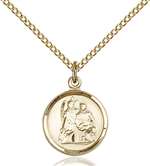 0601RAGF/18GF <br/>Gold Filled St. Raphael the Archangel Pendant