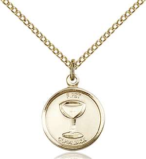 0601WGF/18GF <br/>Gold Filled Communion Pendant