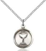 0601WSS/18SS <br/>Sterling Silver Communion Pendant