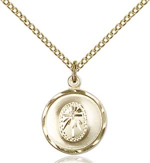 0601YGF/18GF <br/>Gold Filled Cross Pendant