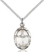 0612BASS/18SS <br/>Sterling Silver Baptism Pendant