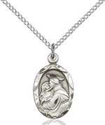 0612DSS/18SS <br/>Sterling Silver St. Anthony of Padua Pendant