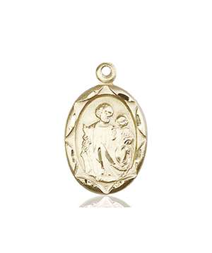 0612KKT <br/>14kt Gold St. Joseph Medal