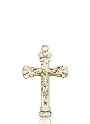 0620KT <br/>14kt Gold Crucifix Medal