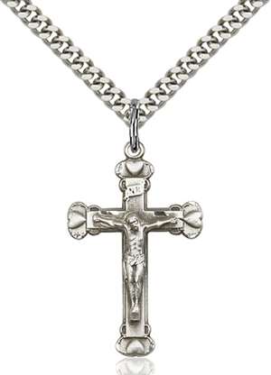 0620SS/24S <br/>Sterling Silver Crucifix Pendant